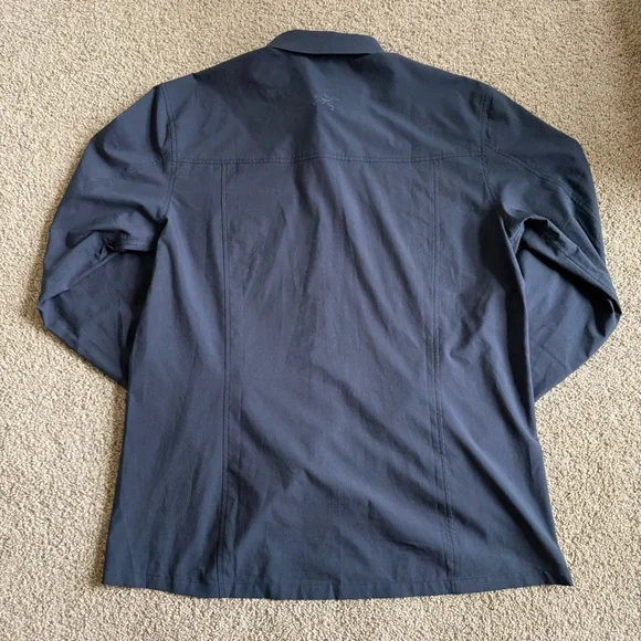 Arcteryx Mens Blue Casual Button Down Long Sleeve Size Large - Picture 2 of 4